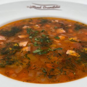 Ciorba de fasole cu afumatura
